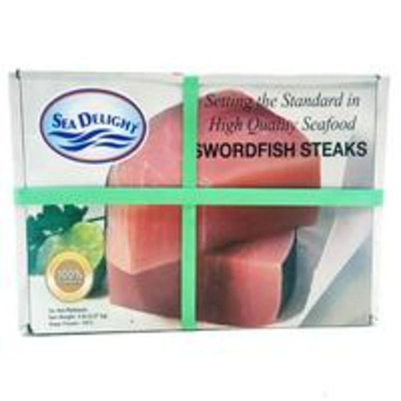 Frozen Premium Swordfish Steaks (IVP, 8 oz) - 5 lb