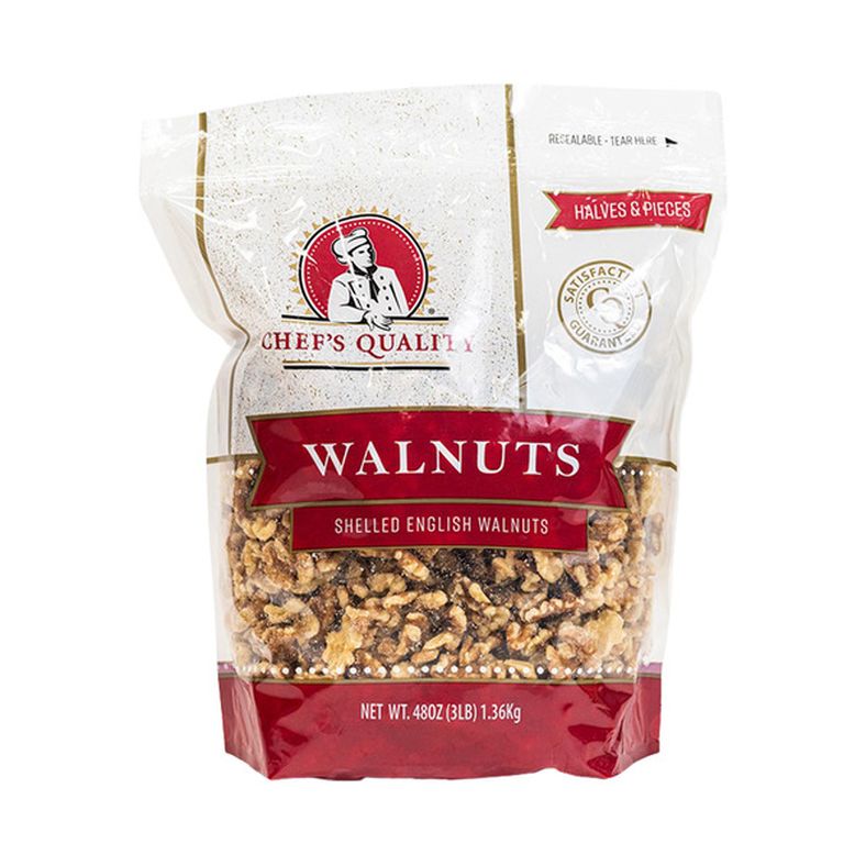 Chef's Quality - Walnut Halves & Pieces - 3 lb