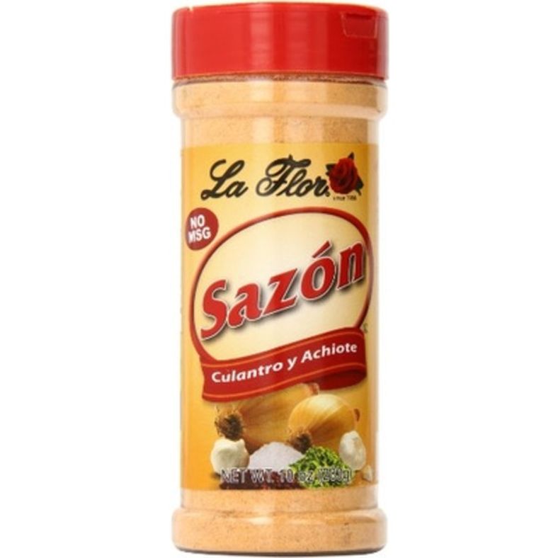 La Flor Spices - Sazon Culantro y Achiote - 30 oz Plastic Jar