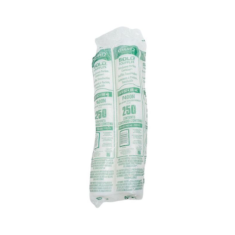 Solo - Plastic Souffle Cups (4 oz) - 250 ct