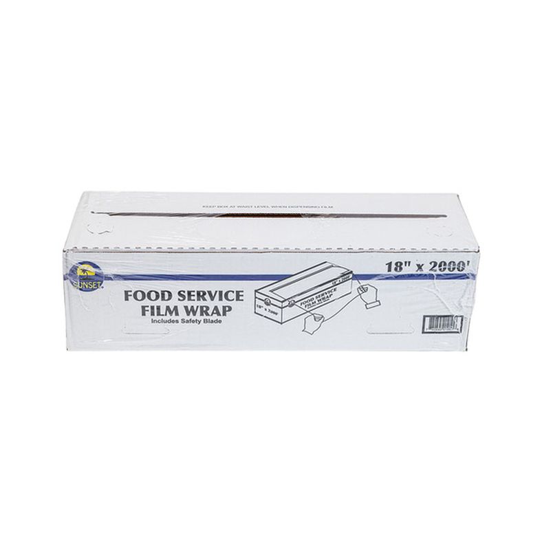 Sunset - Food Service Film Roll with Safety Blade (18"x2000)