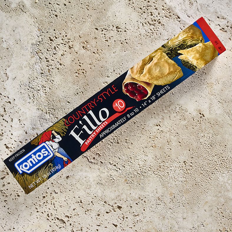 Frozen Kontos - Filo Dough #10 - 14x18 inch sheets - 16oz