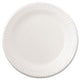 Quiet Classic - Laminated White Foam Plate 9" - 125 ct