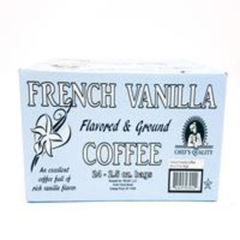 Chef's Quality - French Vanilla Coffee - 24x2.5 oz