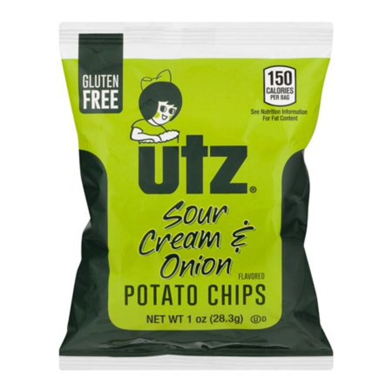 Utz - Sour Cream & Onion Potato Chips - 60x1 oz