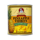 Chef's Quality - Pineapple Tidbits in Natural Juice, Choice - #10 cans
