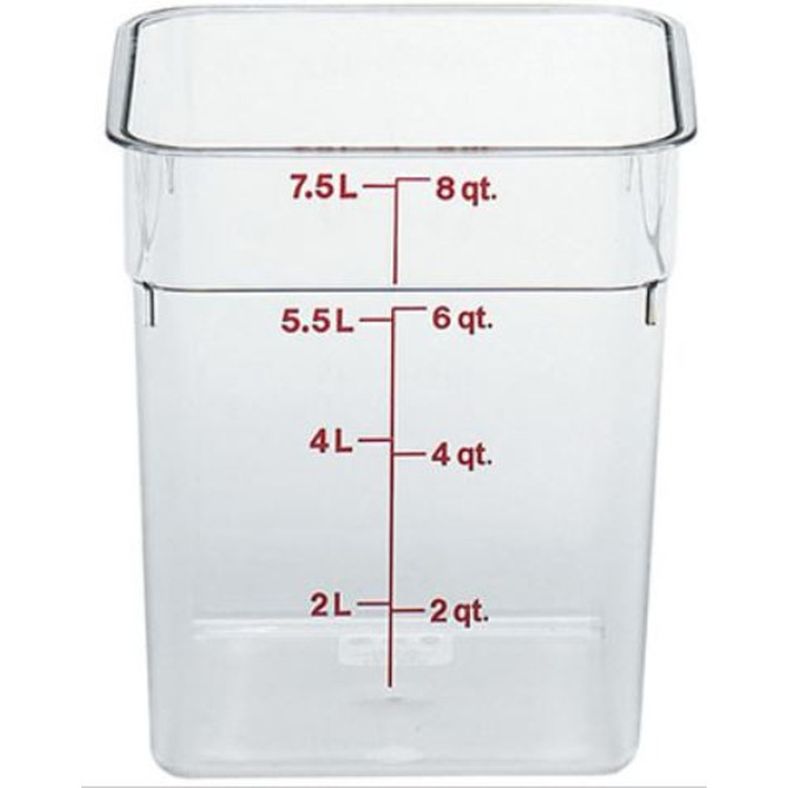 Cambro - CamSquare Food Container - 8 qt (Clear)