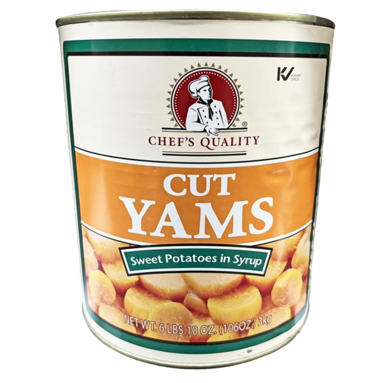 CHEF'S QUALITY - CUT YAMS #10 CAN