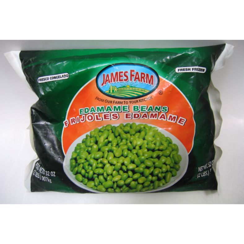 James Farm - IQF Mukimame Soy Beans - 2 lb