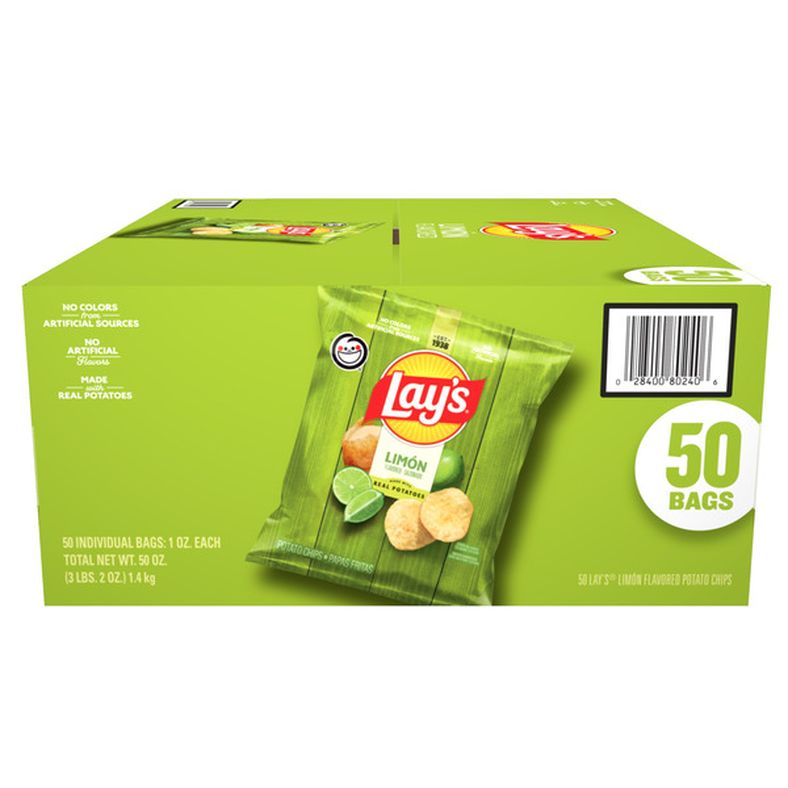 Frito-Lay - Limon Potato Chips - 50 ct