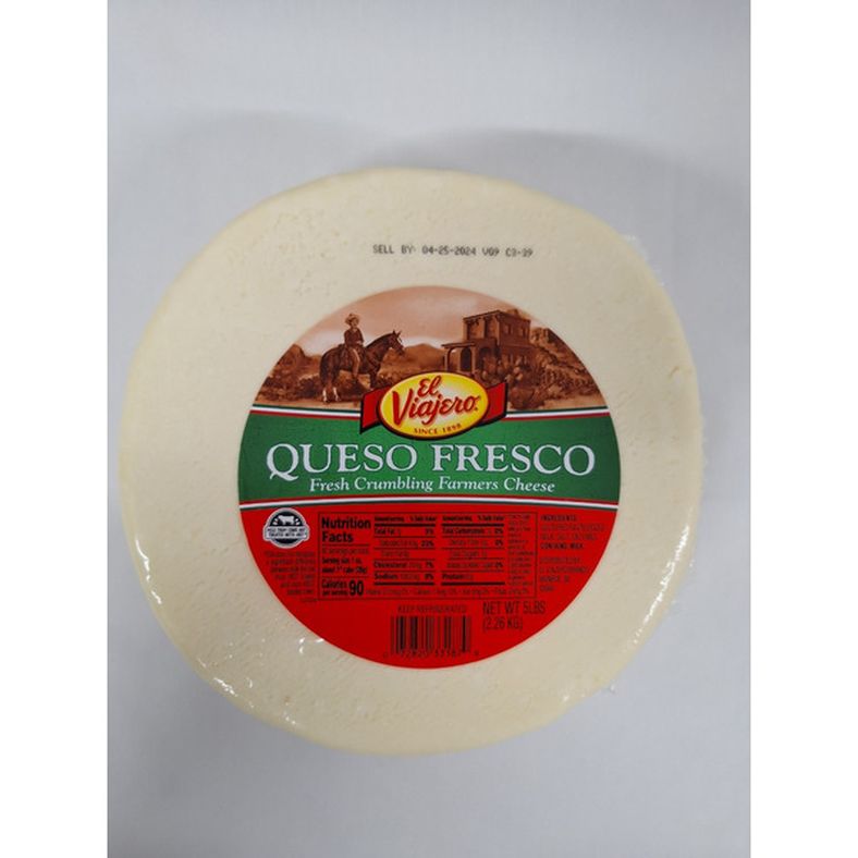 El Viajero - Queso Fresco Wheel - 2-5 lb