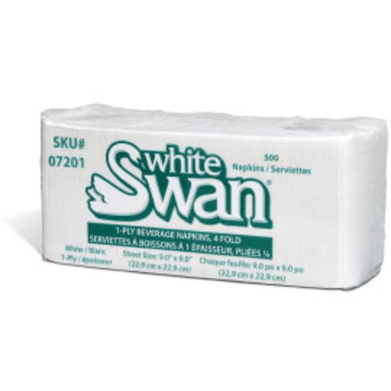 Swan - Cocktail Napkin - 4000 ct