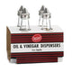 Square - Oil & Vinegar Pourers - 4x6 oz