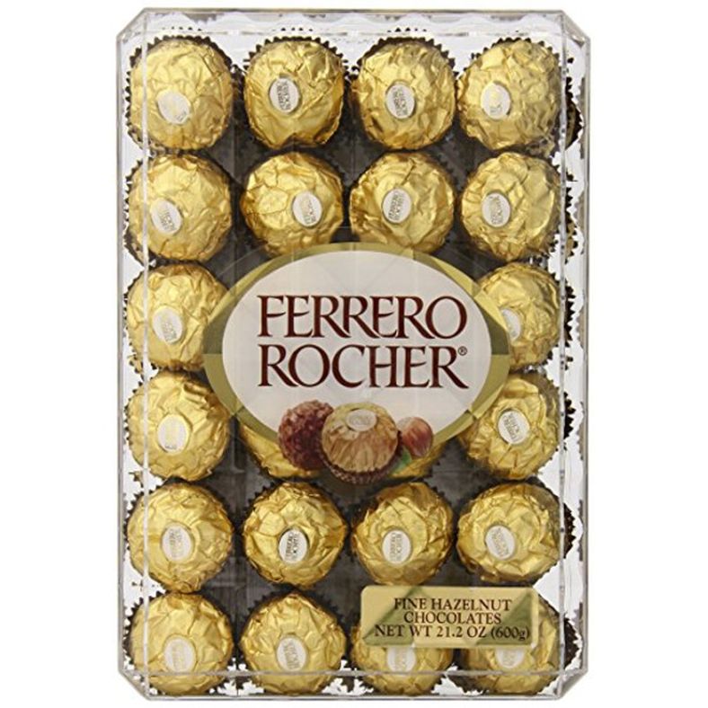 Ferrero Rocher - Chocolate Hazelnut Wafers - 48 ct (21 oz)