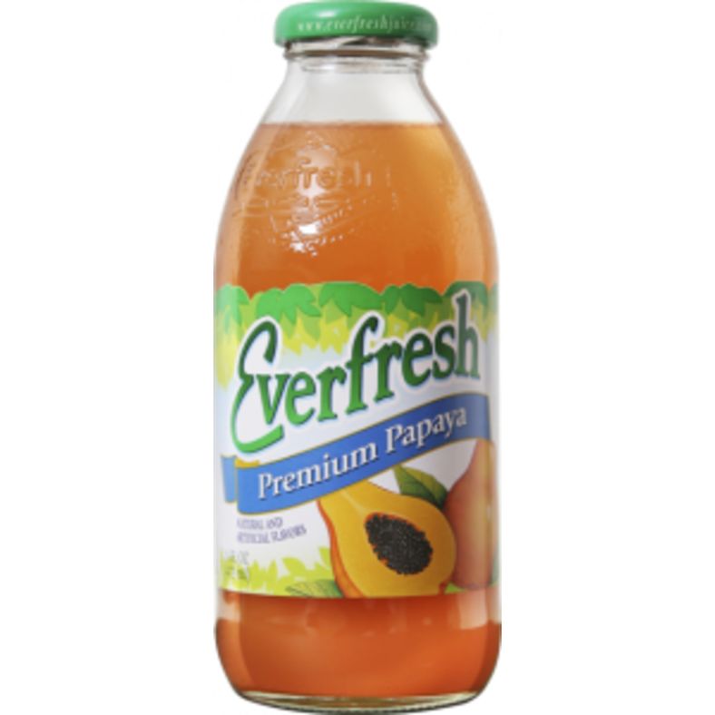 Everfresh - Premium Papaya Drink - 12x16 oz Glass