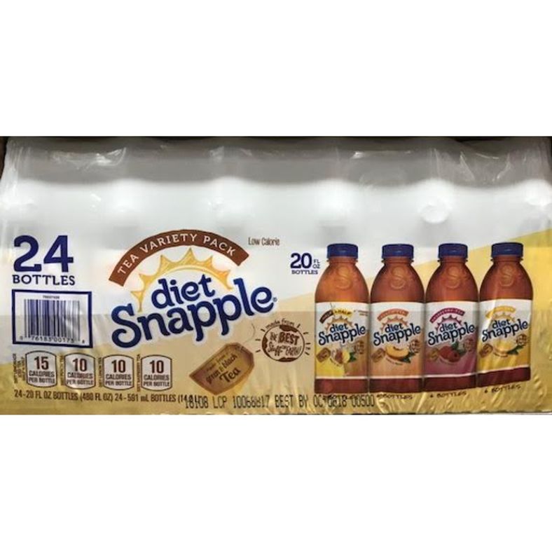 Snapple - Diet Tea Variety Pack - 24x20 oz
