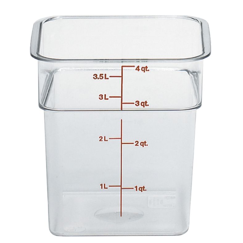 Cambro - CamSquare Food Container - 4 Qt - Clear