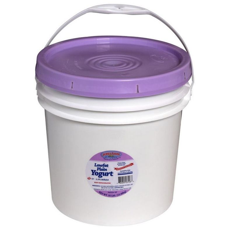 James Farm - Lowfat Plain Yogurt - 35 lb