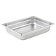 Winco - Anti-Jam Steam Pan (Half-Size, 25 Gauge Stainless Steel) - 2.5"