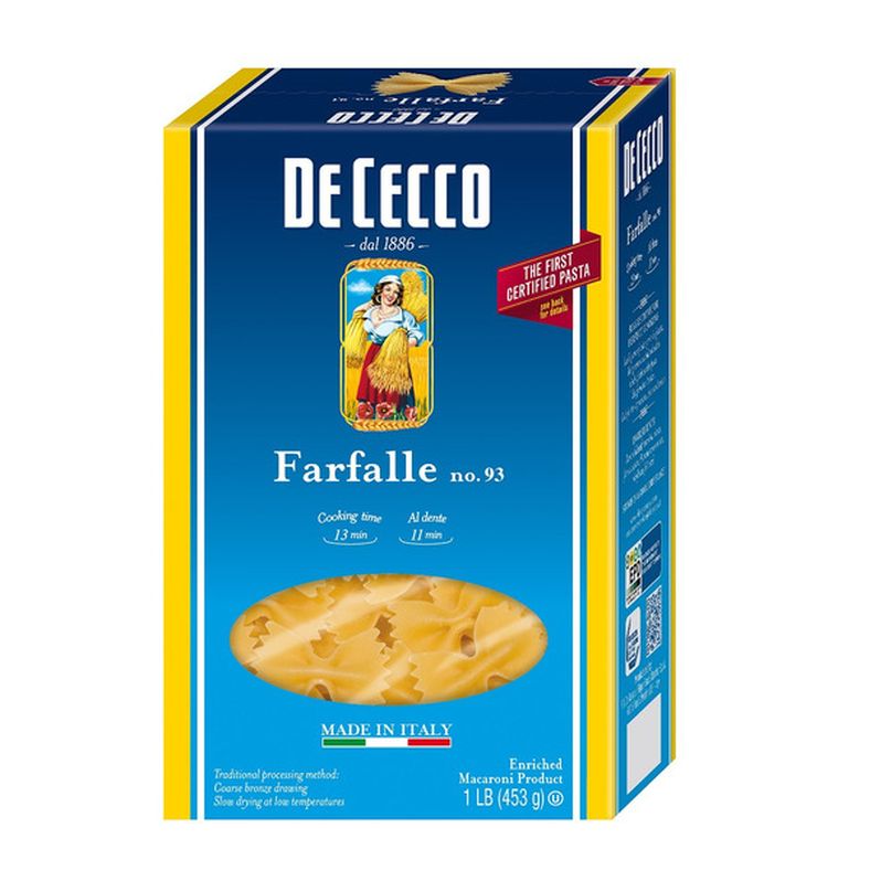 DeCecco - Farfalle - 12/1 lb