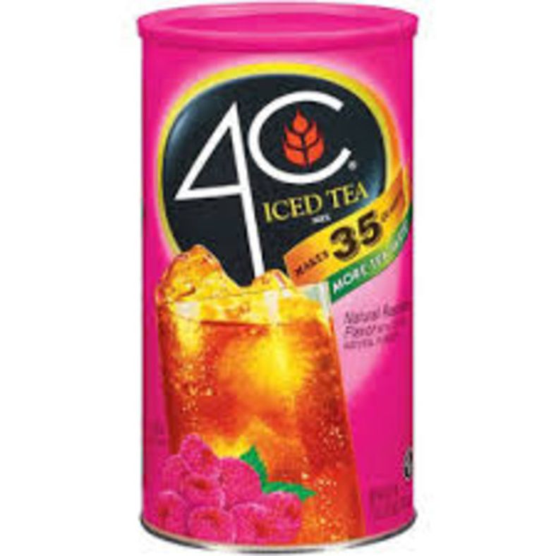 4C - Iced Tea Mix (Raspberry Flavor) - 35 Qt