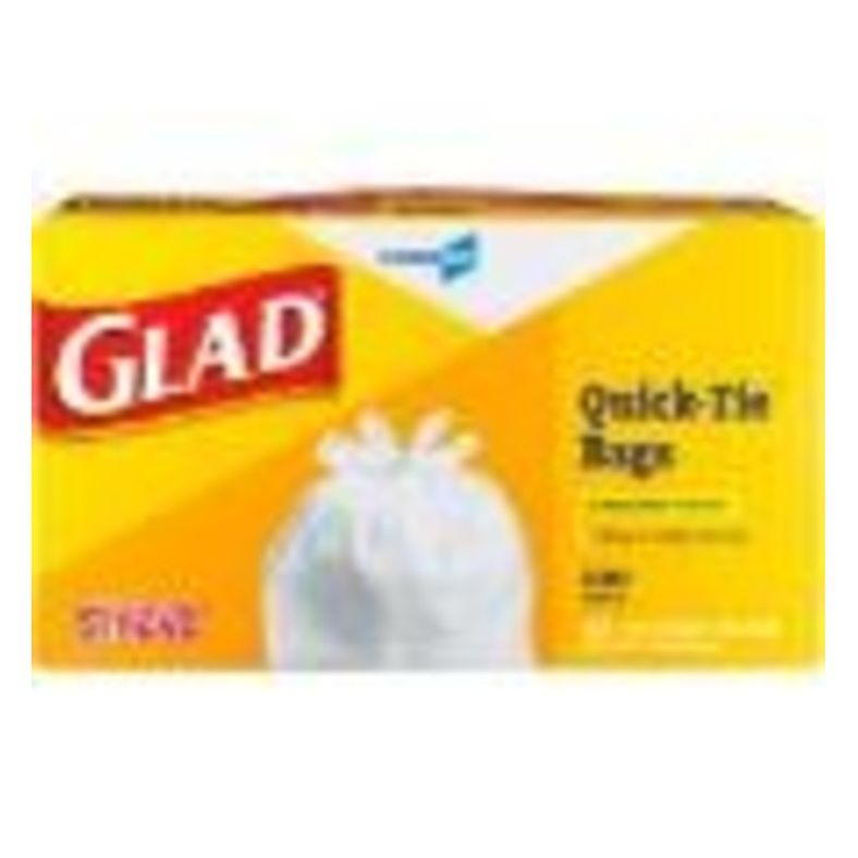 Glad - Quick-Tie Tall Kitchen Trash Bags (13 Gallon) - 200 ct