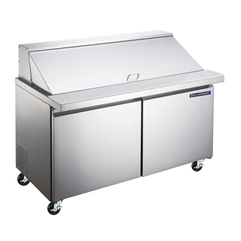 Sir Lawrence - 47" 2-Door Mega Top Refrigerated Sandwich Prep Table (Stainless Steel)