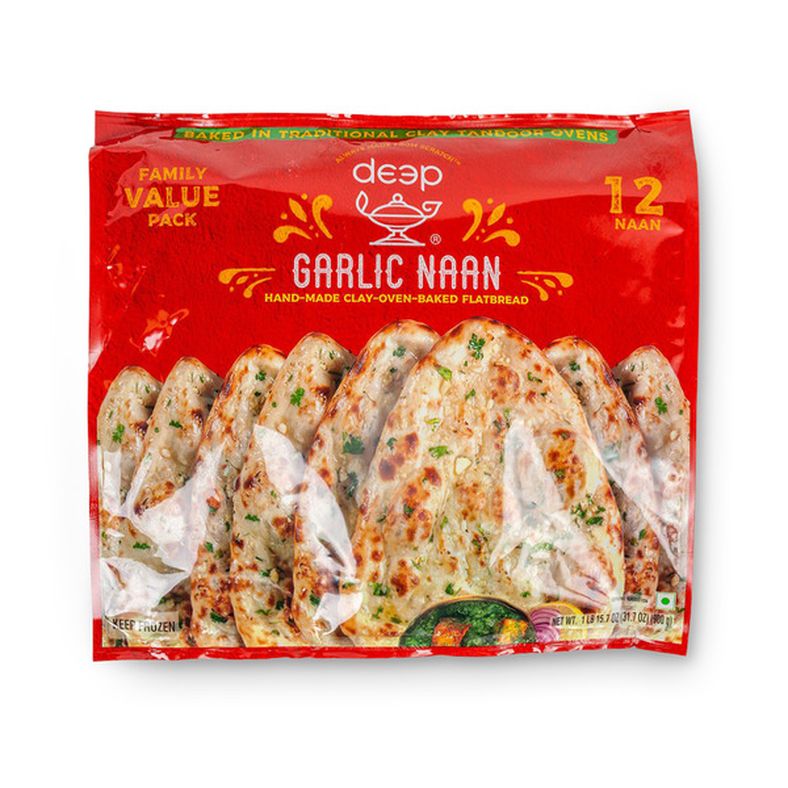 GARLIC NAAN 8/12CT