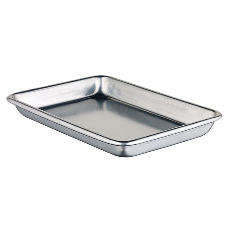 Winco - Aluminum Sheet Pan Open Bead 1/8 Size - 9.61" x 6.61" x 1"