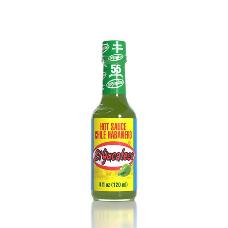 El Yucateco - Green Habanero Sauce - 12x4 oz