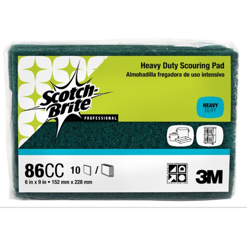 Scotch-Brite - Heavy Duty Scouring Pads (6x9) - 10 ct