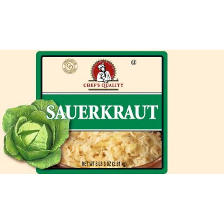 Chef's Quality - Sauerkraut - 6x#10 Cans
