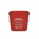 San Jamar - Kleen Pail 6 Qt - Red (Sanitizer Only)