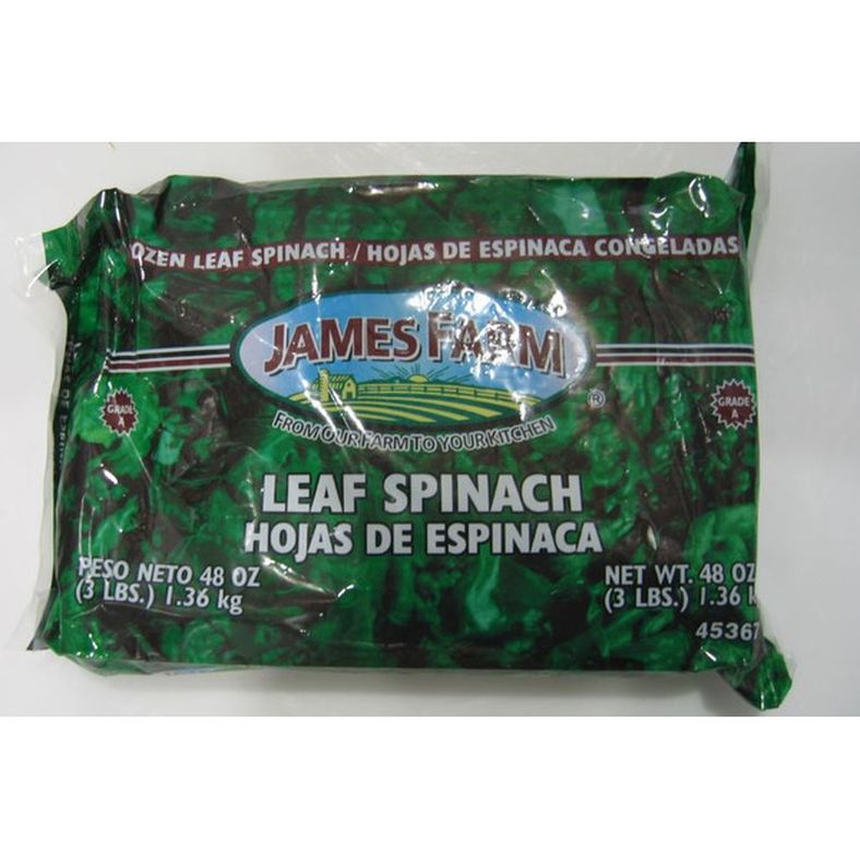 James Farm - Leaf Spinach - 3 lb