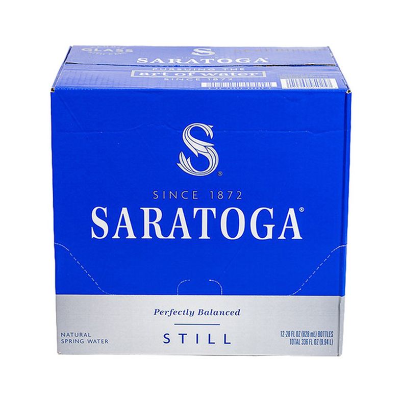 Saratoga - Still Water - 12x28 oz Glass