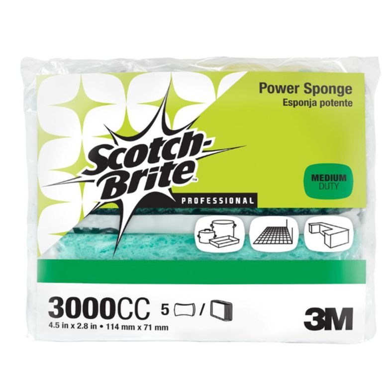 Scotch-Brite - Power Sponge - 5 ct