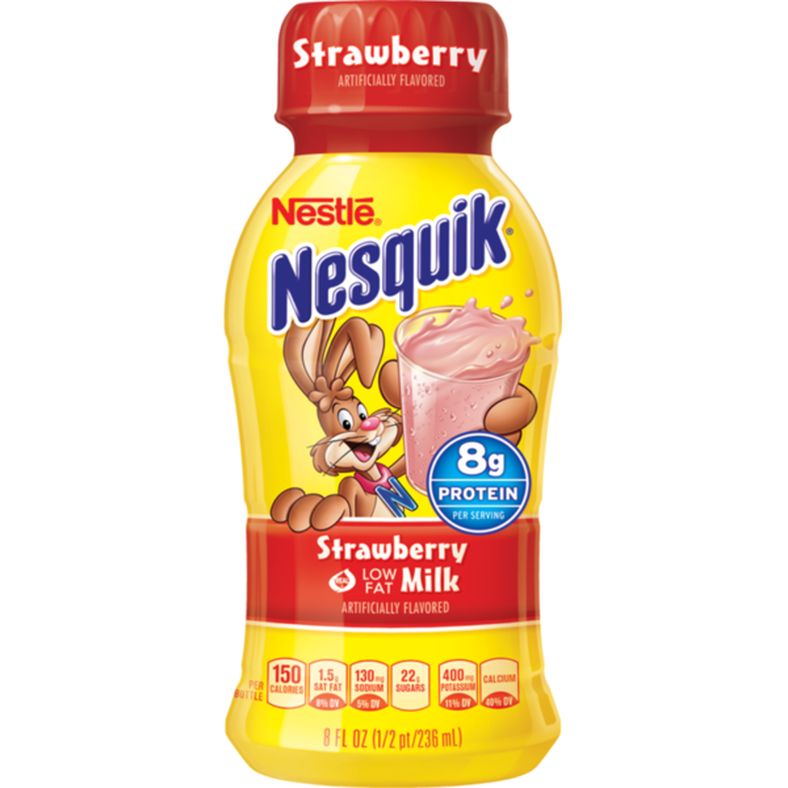 Nesquik - Chilled Strawberry Beverage - 12x14 oz
