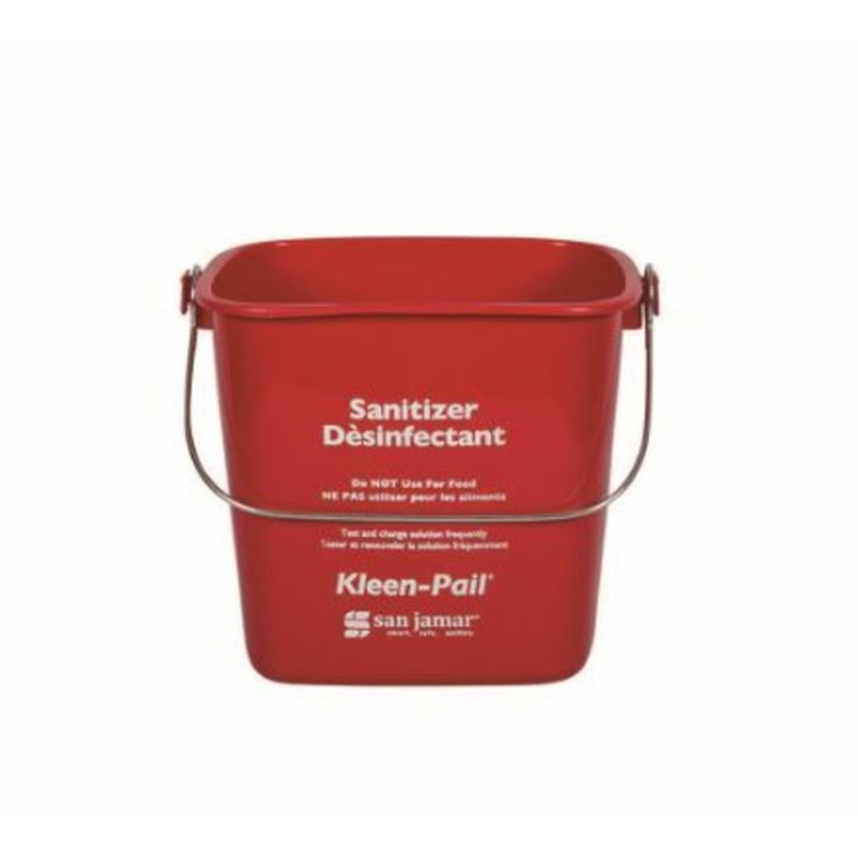 Kleen-Pail - Sanitizer - 3 Qt Red