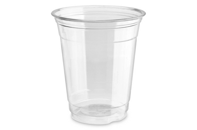 12oz PET Clear Plastic Drinking Cup with Dome Lids - 1000 Count