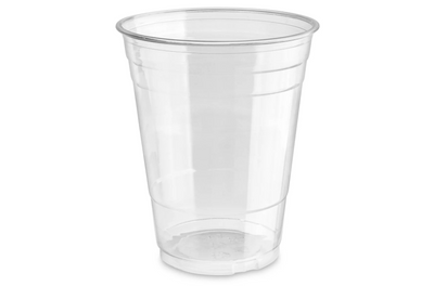 16oz PET Clear Plastic Drinking Cup with Dome Lids - 1000 Count