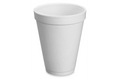 Dart 16oz White Foam Drinking Cup - 1000 Count