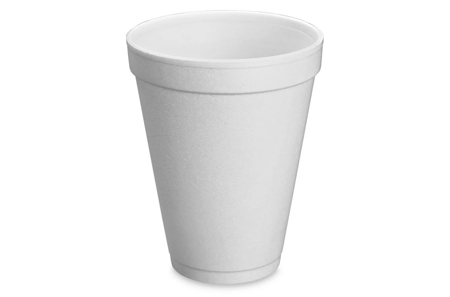 Dart 16oz White Foam Drinking Cup - 1000 Count