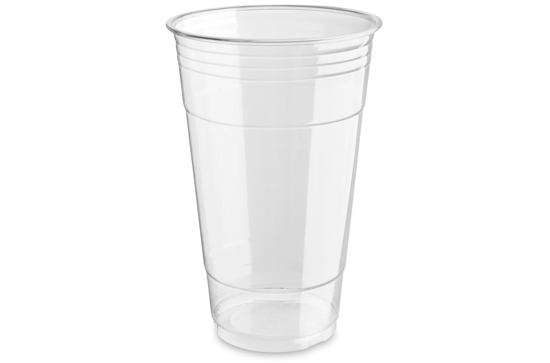 24oz PET Clear Plastic Drinking Cup with Dome Lids - 1000 Count