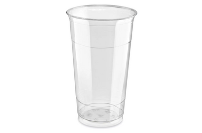 32oz PET Clear Plastic Drinking Cup with Dome Lids - 500 Count