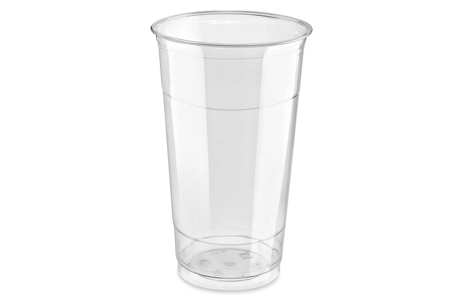 32oz PET Clear Plastic Drinking Cup with Dome Lids - 500 Count