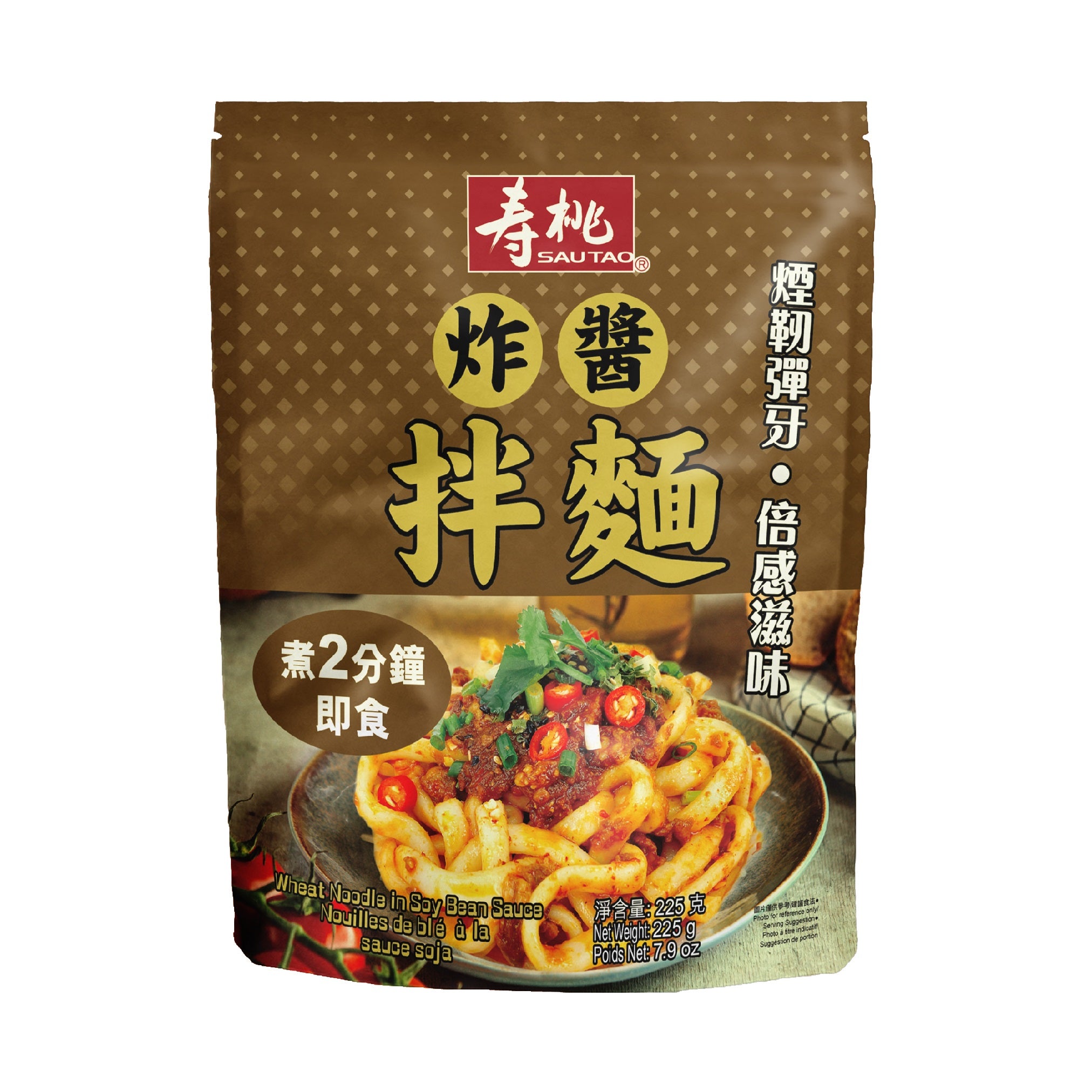 Sautao Wheat Noodle in  Soy bean Sauce 225g