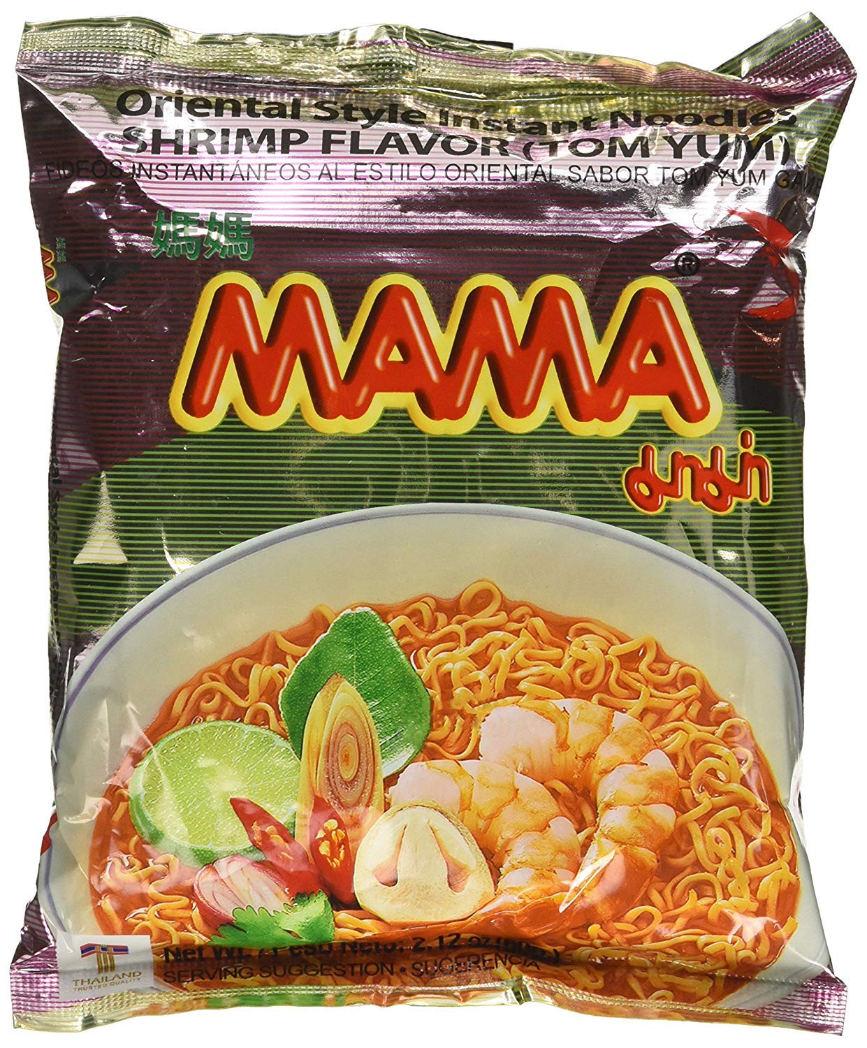 Mama Instant Ramen Noodle Tom Yum Shrimp Flavor 30