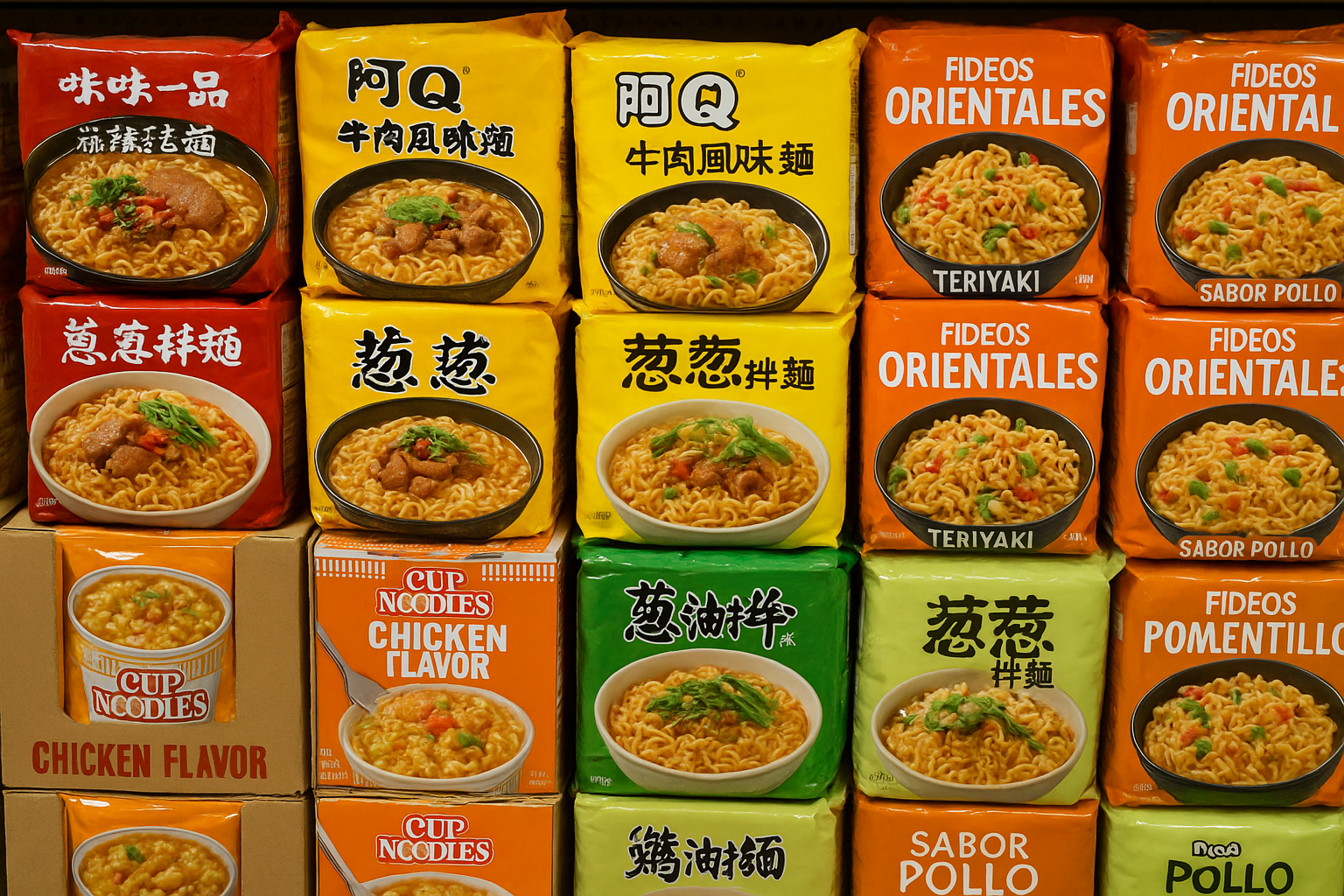 bulk instant noodle taiwan and spanish 