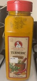 Chef's Quality - Ground Turmeric - 1 lb Jar