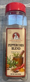 Chef's Quality - Peppercorn Blend - 1 lb Jar